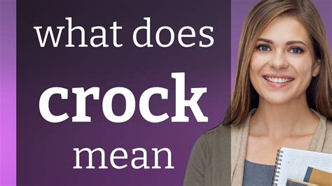 that's a crock meaning.